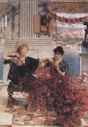 Alma-Tadema, Sir Lawrence Love's Jewelled Fetter (mk23) oil painting reproduction